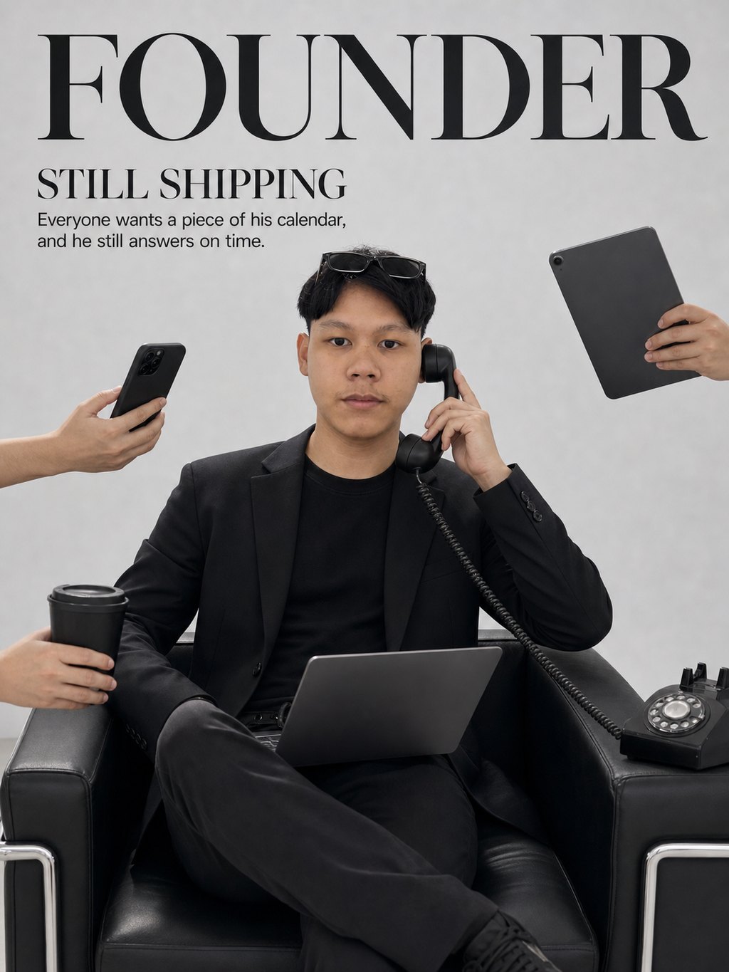 รูป AI ปกนิตยสาร FOUNDER