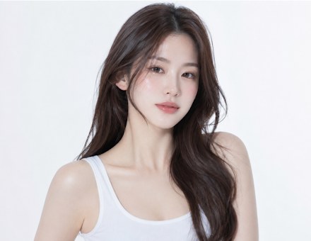 รูป avatar ผู้หญิงพื้นหลังขาว